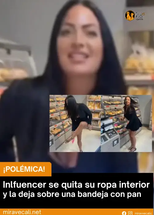 Influencer Chloe Lopez Deja su Ropa Interior sobre Panes en un Supermercado